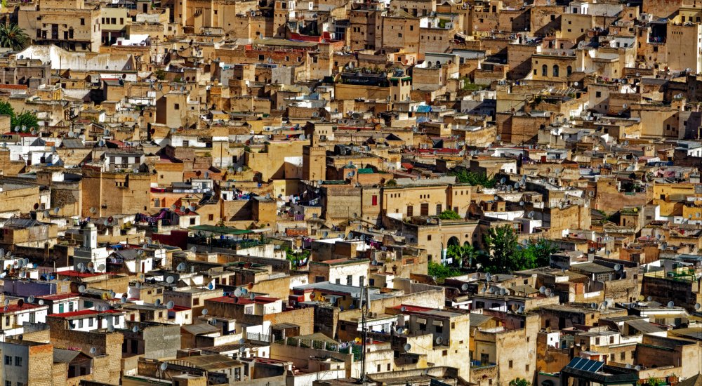 Fes medina Call illustration